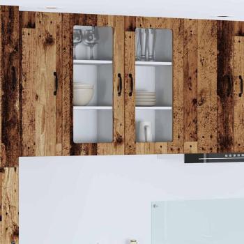 ARDEBO.de - Küchenwandschrank mit Tür Altholz 40 x 31 x 80 cm Holzwerkstoff