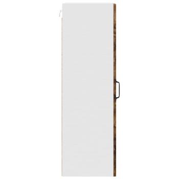 Küchenwandschrank mit Regal Geräucherte Eiche 40 x 31 x 100 cm