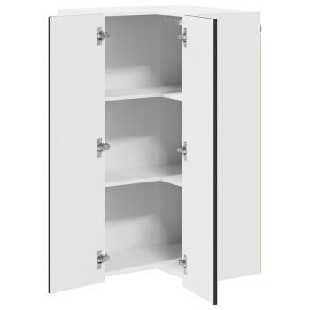 Küchenwandschrank Schwarz 57 x 57 x 100 cm Holzwerkstoff