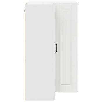 Küchenwandschrank Hochglanz Weiß 57 x 57 x 100 cm Holzwerkstoff