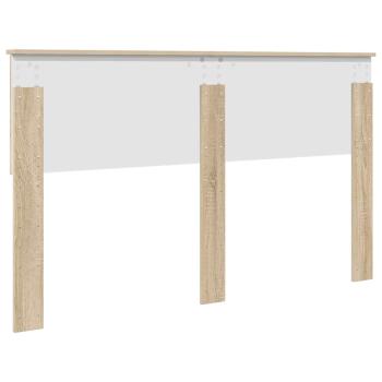 Kopfteil mit Kopfteil Sonoma-Eiche 150 cm Holzwerkstoff