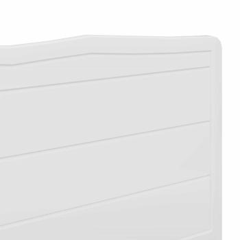 Kopfteil mit Kopfteil Weiß 150 cm Holzwerkstoff
