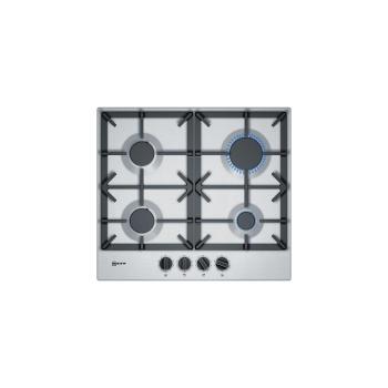 ARDEBO.de Neff T26DS49N0 N 70 Autarkes Gas-Kochfeld, 58,2 cm breit, Flame Select, Schaltknebel, Edelstahl