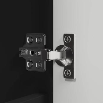 Badezimmermöbel-Set mit Schubladen 4 pcs Schwarz Holzwerkstoff