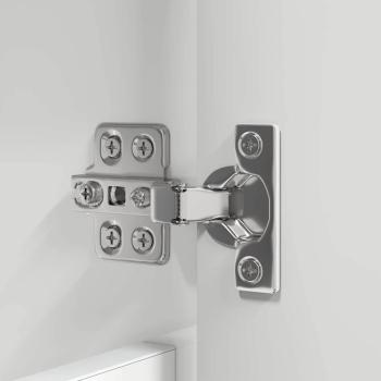 Badezimmermöbel-Set Mit Rad 4 pcs Hochglanz Weiß Holzwerkstoff