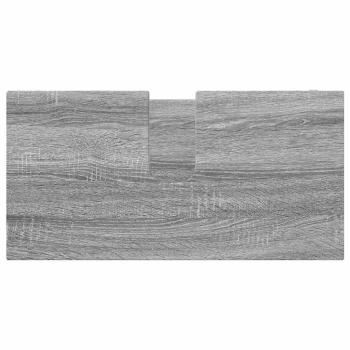 Badezimmermöbel-Set mit Regal 3 pcs Graues Sonoma Holzwerkstoff