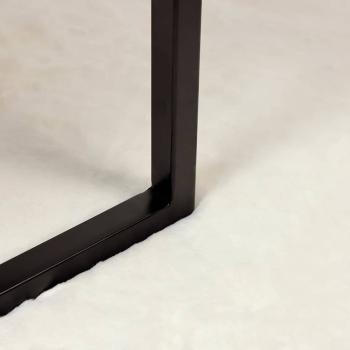 Kunstfell Hasen Teppich Weiß Ø 120 cm Polyester