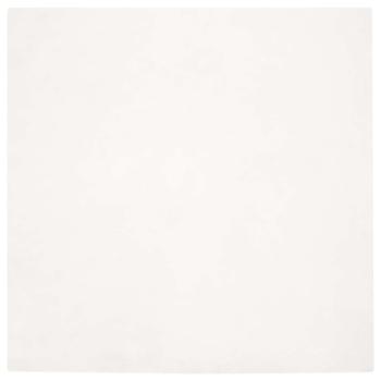 Kunstfell Hasen Teppich Creme 240 x 240 cm Polyester