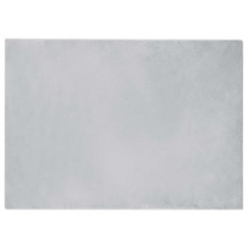 Kunstfell Hasen Teppich Grau 240 x 340 cm Polyester