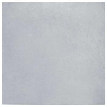 ARDEBO.de - Kunstfell Hasen Teppich Grau 200 x 200 cm Polyester