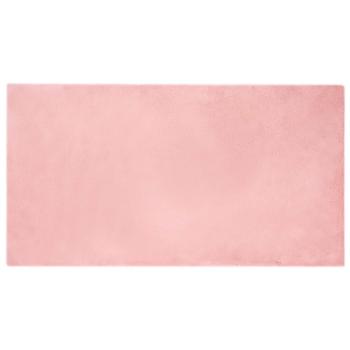 Kunstfell Hasen Teppich Rosa 80 x 150 cm Polyester