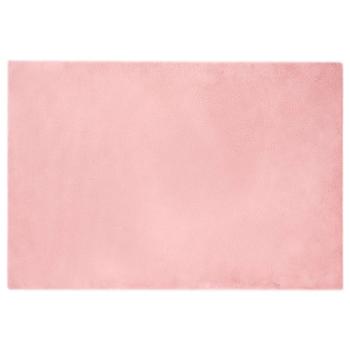 ARDEBO.de - Kunstfell Hasen Teppich Rosa 120 x 170 cm Polyester