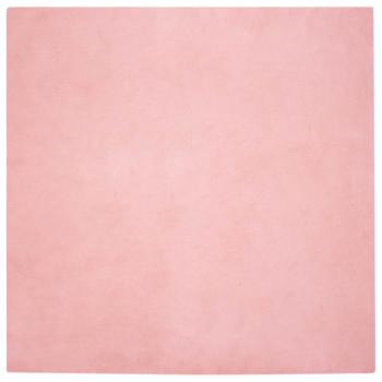 ARDEBO.de - Kunstfell Hasen Teppich Rosa 200 x 200 cm Polyester