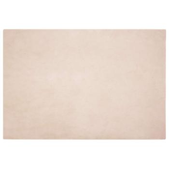 Kunstfell Hasen Teppich Taupe 140 x 200 cm Polyester