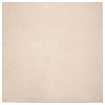 Rutschfester Teppich aus Kunstkaninchenfell OLITE Taupe
