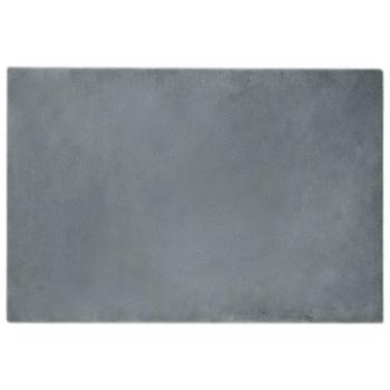 ARDEBO.de - Kunstfell Hasen Teppich Anthrazit 120 x 170 cm Polyester