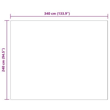 Kunstfell Hasen Teppich Anthrazit 240 x 340 cm Polyester