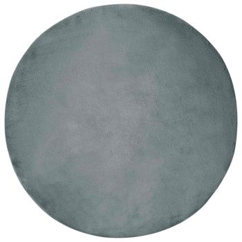 Kunstfell Hasen Teppich Anthrazit Ø 200 cm Polyester