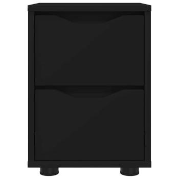 Nachttische 2 pcs Schwarz 30,5 x 30 x 43 cm Holzwerkstoff