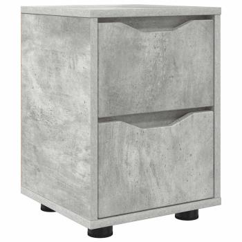 Nachttisch Beton Grau 30,5 x 30 x 43 cm Holzwerkstoff