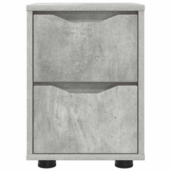 Nachttisch Beton Grau 30,5 x 30 x 43 cm Holzwerkstoff
