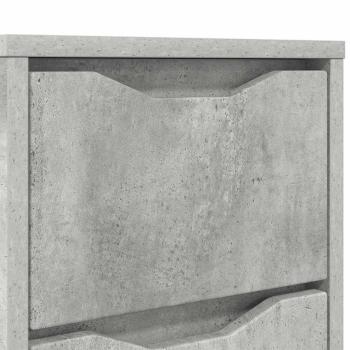 Nachttische 2 pcs Beton Grau 30,5 x 30 x 43 cm Holzwerkstoff