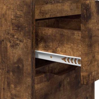 Nachttisch Geräucherte Eiche 30,5 x 30 x 43 cm Holzwerkstoff