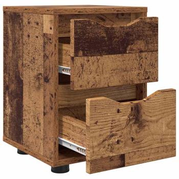 Nachttisch Altholz 30,5 x 30 x 43 cm Holzwerkstoff
