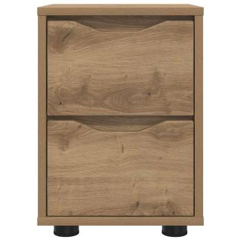 Nachttische 2 pcs Artisan-Eiche 30,5 x 30 x 43 cm Holzwerkstoff