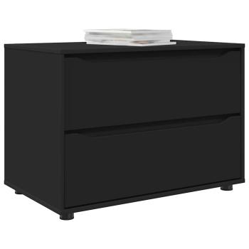 Aufbewahrungsschrank Schwarz 80 x 48 x 57 cm Holzwerkstoff