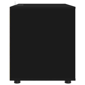 Aufbewahrungsschrank Schwarz 80 x 48 x 57 cm Holzwerkstoff