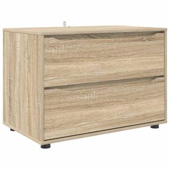 Aufbewahrungsschrank Sonoma-Eiche 80 x 48 x 57 cm Holzwerkstoff