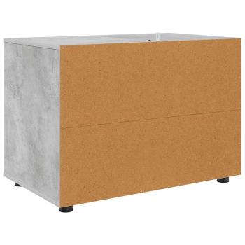 Aufbewahrungsschrank Beton Grau 80 x 48 x 57 cm Holzwerkstoff