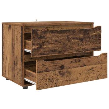 Aufbewahrungsschrank Altholz 80 x 48 x 57 cm Holzwerkstoff