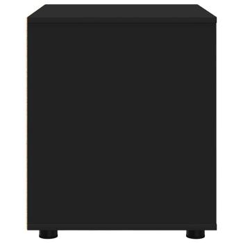 Aufbewahrungsschrank Schwarz 60 x 48 x 57 cm Holzwerkstoff