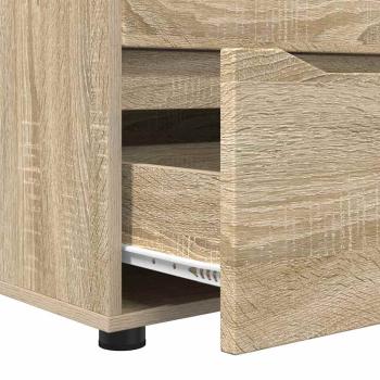 Aufbewahrungsschrank Sonoma-Eiche 60 x 48 x 57 cm Holzwerkstoff