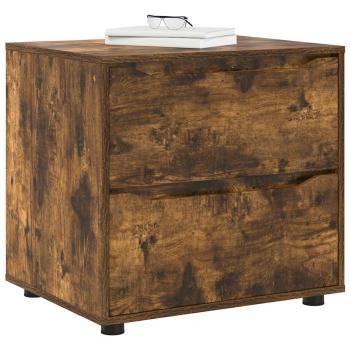 Aufbewahrungsschrank 60 x 48 x 57 cm Holzwerkstoff Räuchereiche