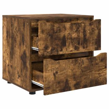 Aufbewahrungsschrank 60 x 48 x 57 cm Holzwerkstoff Räuchereiche