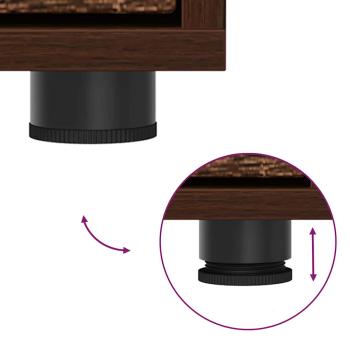 Aufbewahrungsschrank Braun Eichen-Optik 60 x 48 x 57 cm