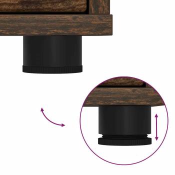 Aufbewahrungsschrank Geräucherte Eiche 40 x 48 x 57 cm