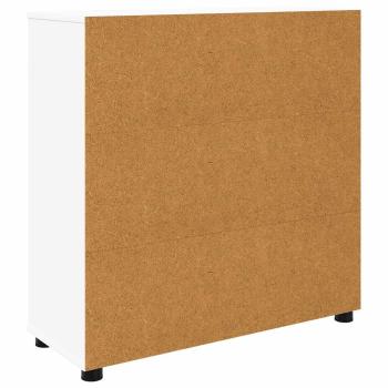 Aufbewahrungsschrank Weiß 80 x 31 x 81 cm Holzwerkstoff