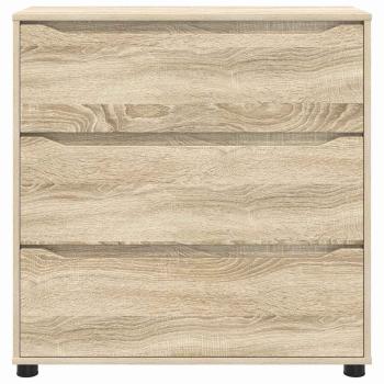 ARDEBO.de - Aufbewahrungsschrank Sonoma-Eiche 80 x 31 x 81 cm Holzwerkstoff
