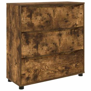 Aufbewahrungsschrank Geräucherte Eiche 80 x 31 x 81 cm