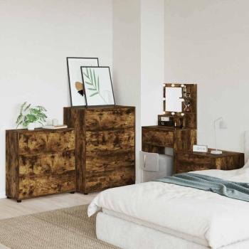 Aufbewahrungsschrank Geräucherte Eiche 80 x 31 x 81 cm