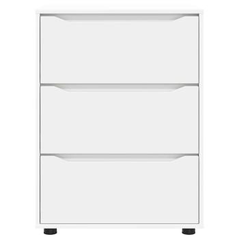 Aufbewahrungsschrank Weiß 60 x 48 x 81 cm Holzwerkstoff