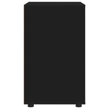Aufbewahrungsschrank Schwarz 60 x 48 x 81 cm Holzwerkstoff