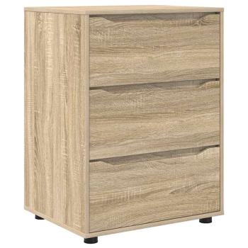ARDEBO.de - Aufbewahrungsschrank Sonoma-Eiche 60 x 48 x 81 cm Holzwerkstoff