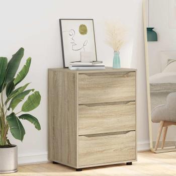 Aufbewahrungsschrank Sonoma-Eiche 60 x 48 x 81 cm Holzwerkstoff