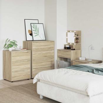 Aufbewahrungsschrank 60 x 48 x 81 cm Holzwerkstoff Sonoma-Eiche