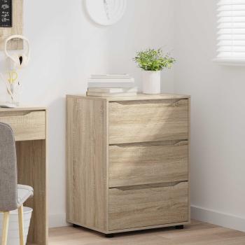 Aufbewahrungsschrank 60 x 48 x 81 cm Holzwerkstoff Sonoma-Eiche